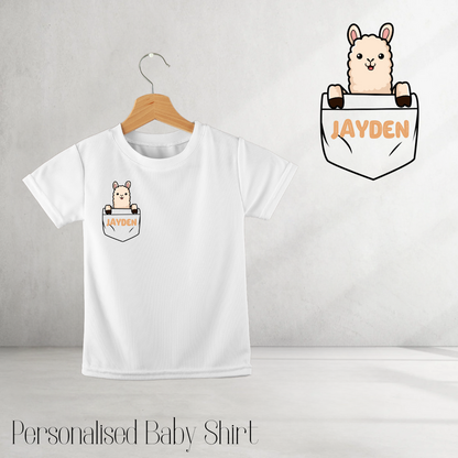 Baby T-Shirt (Animal Pocket)
